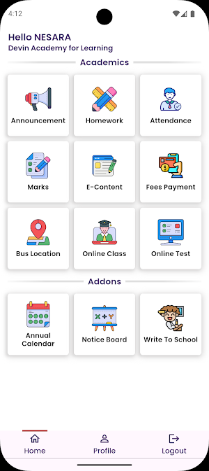 Devin Academy for Learning Screenshot 1