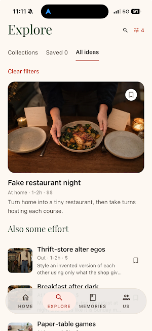Date Night Ideas: Togella Screenshot 2