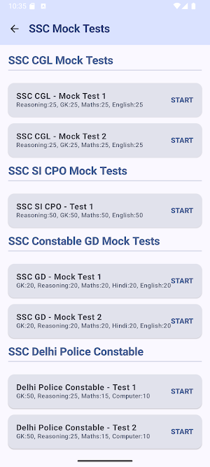 SSC Study: Govt Exam Prep 2026 Screenshot 1