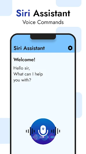 Siri Voice Assistant & Command Screenshot 0