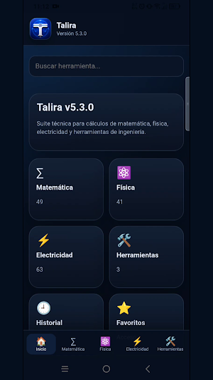 Talira – Calculadora técnica Screenshot 0