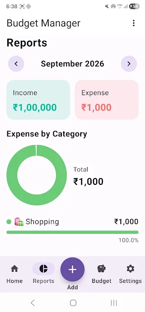 Budget Manager Money Tracker Screenshot 0
