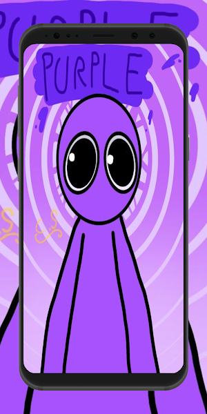 Rainbow Friends Blue Wallpaper Screenshot 2
