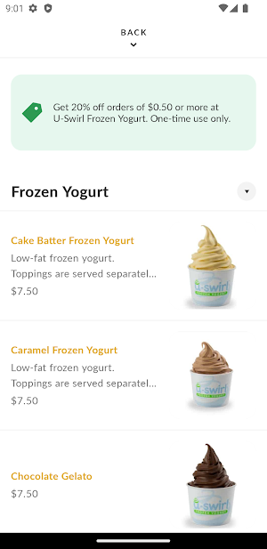 U-Swirl Frozen Yogurt Screenshot 2