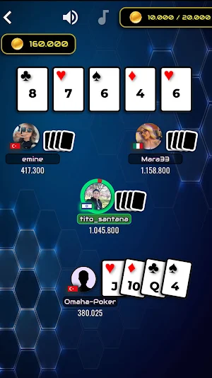 Omaha Poker Game Screenshot 2