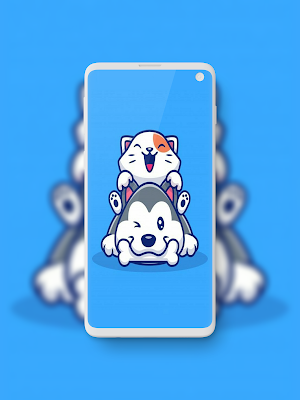 Kawaii Cat Wallpaper Screenshot 1