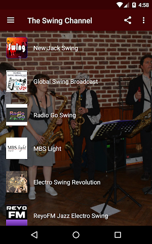 The Swing Channel - Live Free Radios! Screenshot 0