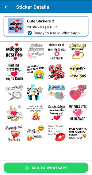 Stickers de Amor WASticker Screenshot 1
