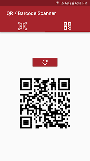 QR Code Scanner and Generator. Screenshot 1