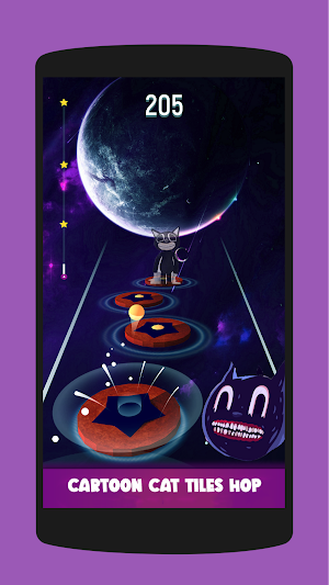 Cartoon cat : Hop tiles rush Screenshot 3