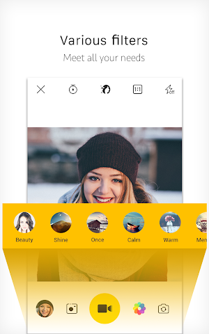 V Camera-Beauty Camera, Music Video, PIP Screenshot 2