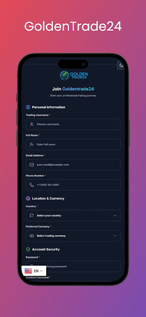 GoldenTrade24 Screenshot 1