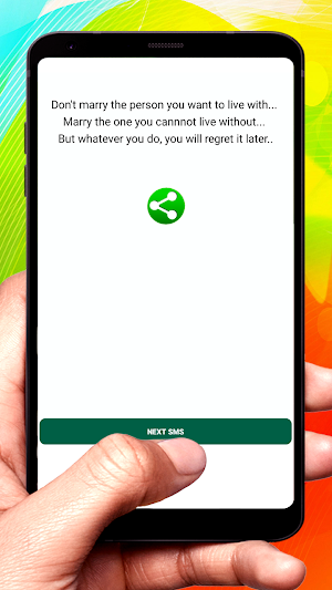 Marriage SMS Text Message Screenshot 2