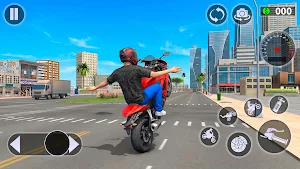 Moto Stunt & Wheelie Game 3D Screenshot 0