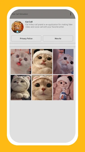 Cat Video Call Simulator Screenshot 0