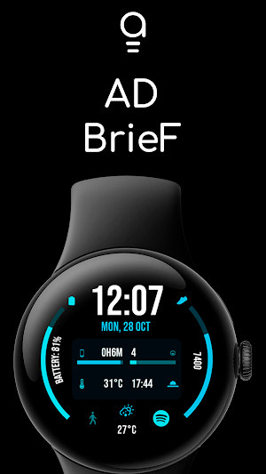 AD BrieF - Watch Face Screenshot 0