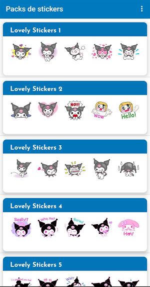 Stickers Kuromi - WASticker Screenshot 0
