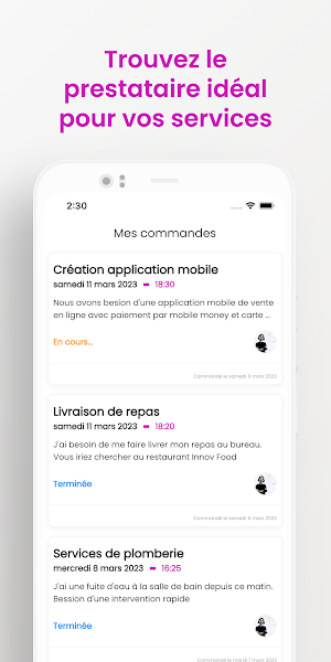 TafAdom - Service à domicile Screenshot 2