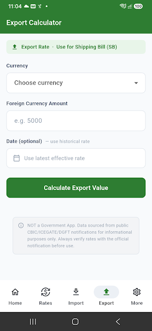 Customs FX India Screenshot 1