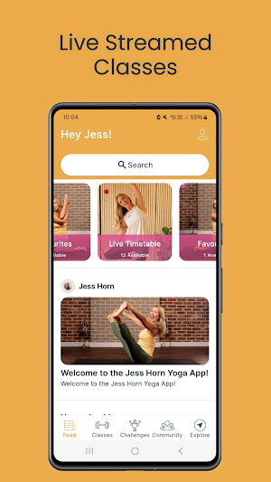 Jess Horn Yoga Screenshot 2