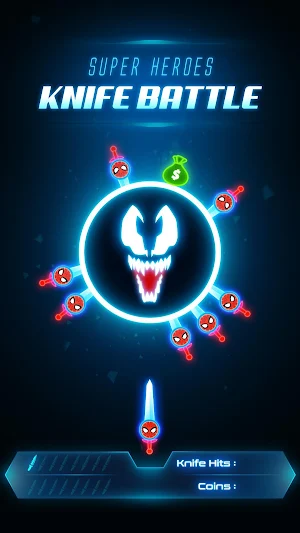 Super Hero Knife Battle_Free App Screenshot 1