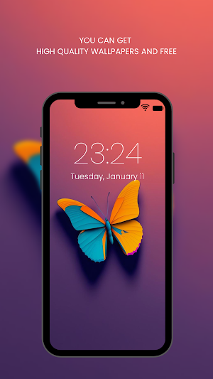 Butterfly Wallpaper HD Screenshot 3