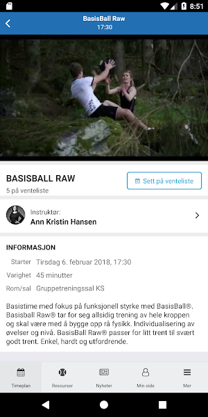 Kraft Sportssenter Screenshot 1