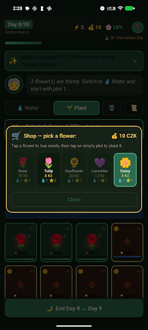 Flowers for Wenceslas Screenshot 2