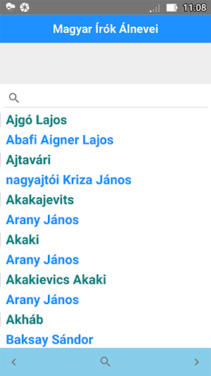 Magyar Írók Álnevei screenshot 2