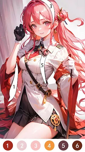 Anime Painter: Color by Number Screenshot 0