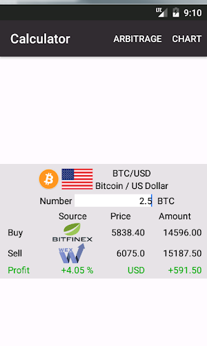 Crypto Arbitrage Screenshot 2
