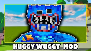 Huggy Wuggy Mod for Minecraft Screenshot 1