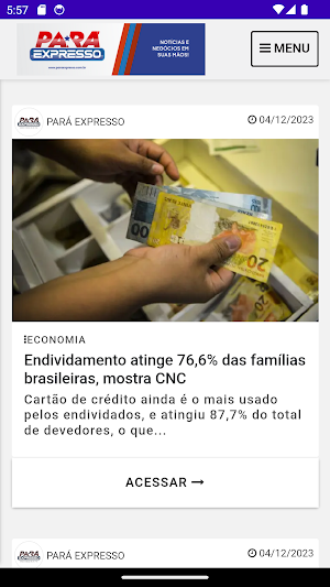 Portal Pará Expresso Screenshot 0