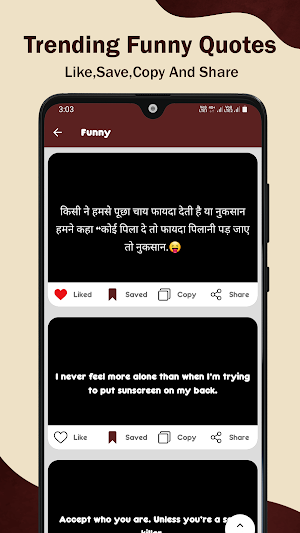 Quowish - Quotes, Wishes and S Screenshot 1
