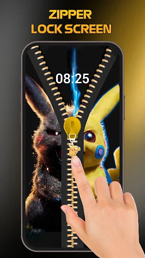 Zipper Lock Screen Screenshot 1