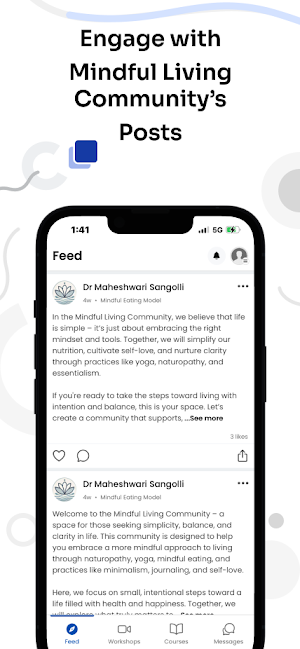 Mindful Living Community Screenshot 1
