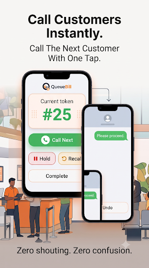 QueueBill: QMS Token Printer Screenshot 3