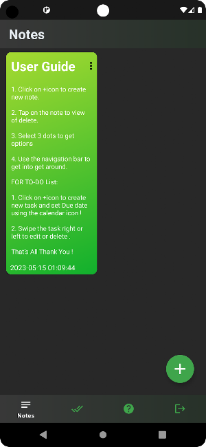 Simple Notes and To Do List Screenshot 2