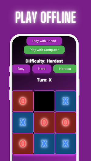 Tic Tac Toe - Offline game Screenshot 0