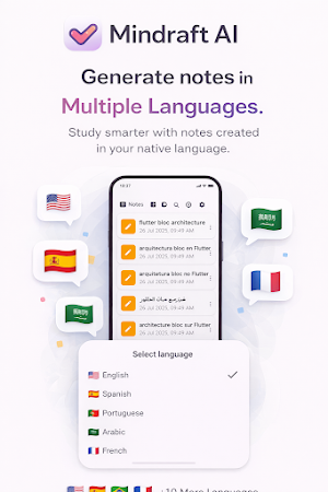 Mindraft: Smart AI Notes Screenshot 1