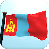 Mongolia Flag 3D Wallpaper