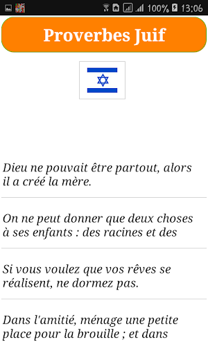 Proverbes par origines Screenshot 2
