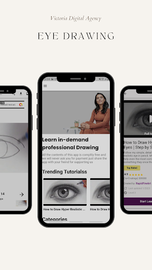 Learn To Draw Eyes Screenshot 1