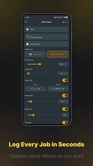 CNC Log Pro: Machinist Logbook Screenshot 1