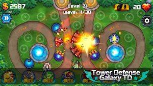 Tower Defense: Galaxy TD Screenshot 1