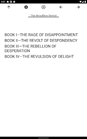 Book, The Unwilling Vestal Screenshot 2