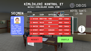 Seçim 2023 Müşahit oyunu Screenshot 2