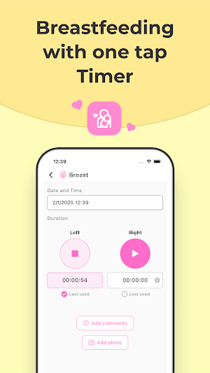 Baby tracker: Feeding, Sleep Screenshot 3