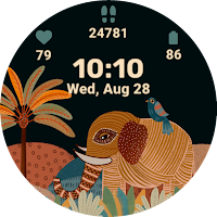Tribal Elephant Watch Face