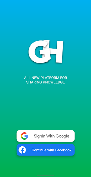 Geek House - A Knowledge Sharing Platform Screenshot 0